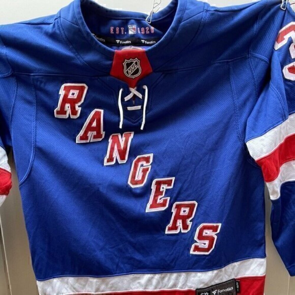 Fanatics NHL New York Rangers Mats Zuccarello #36 Blue Hockey Jersey Sz …